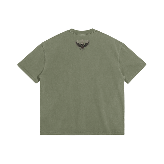 Eternal T-shirt Dark Grey Washed Overized deadbound Brand Duplicate